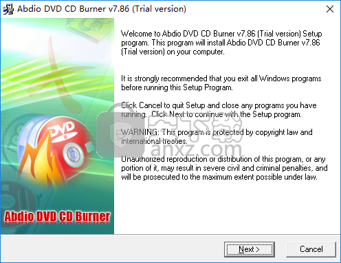 Abdio DVD CD Burner(DVD/CD光盘刻录软件)