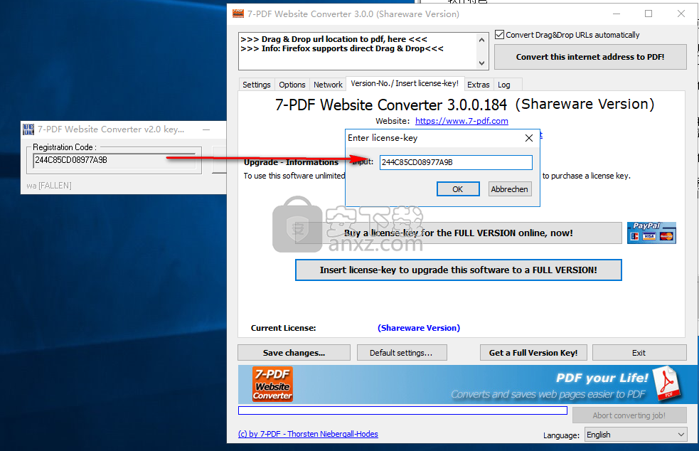 7-PDF Website Converter(网页转PDF软件)
