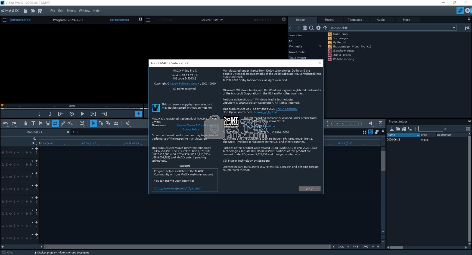 MAGIX Video Pro X12(视频编辑工具)