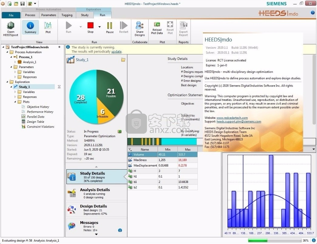 Siemens HEEDS MDO 2020(多学科优化工具)