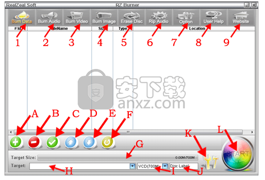 RZ Free Burner(光盘刻录软件)