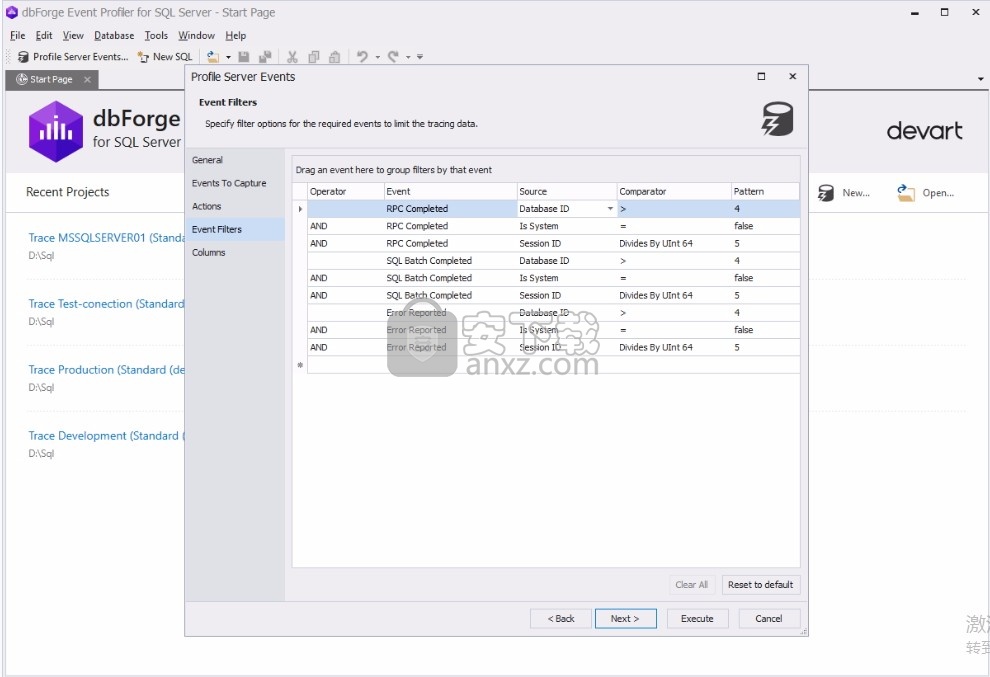 Event Profiler for SQL Server(数据收集与分析工具)