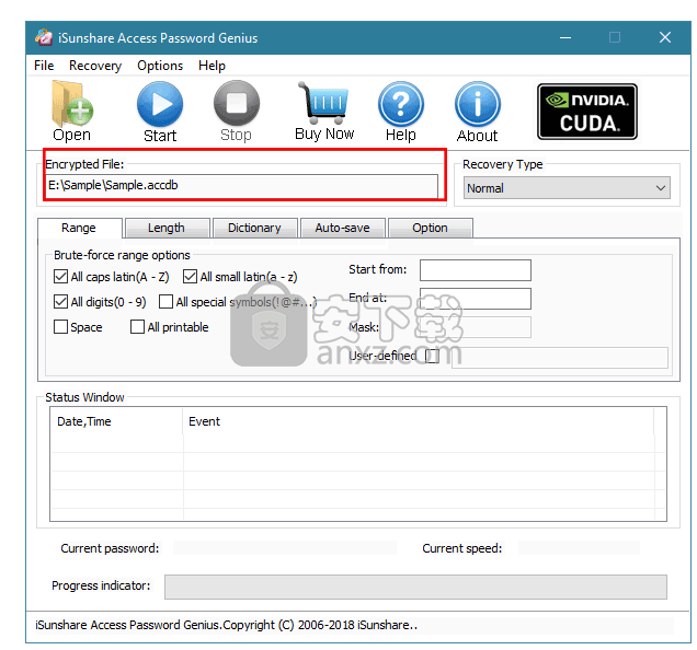 iSunshare Access Password Genius(access文件密码恢复工具)