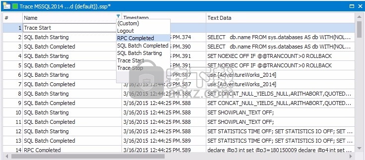 Event Profiler for SQL Server(数据收集与分析工具)