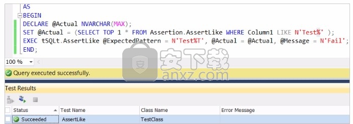 Unit Test for SQL Server(创建与执行单元测试工具)