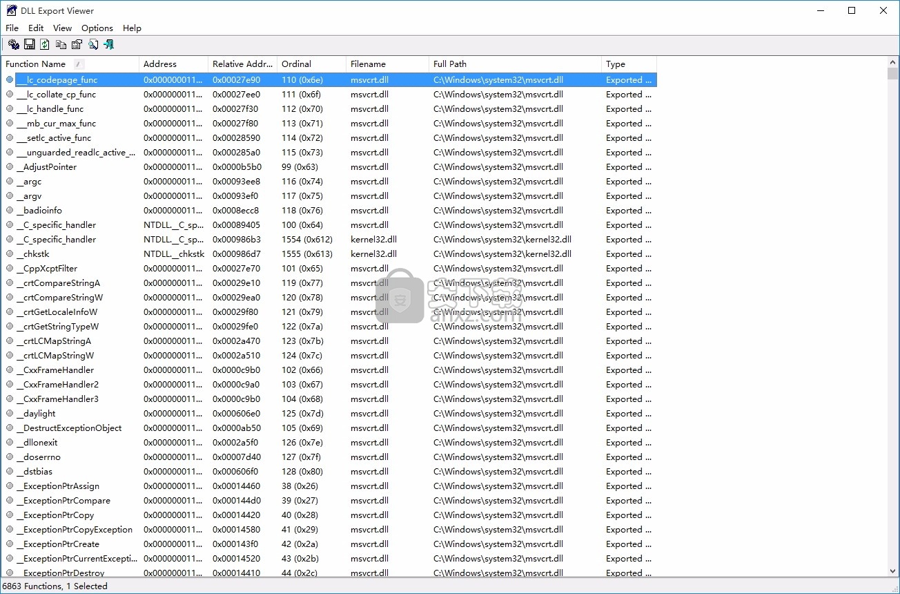 DLL Export Viewer(DLL导出查看器)