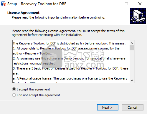 DBF文件修复工具(Recovery Toolbox For DBF)