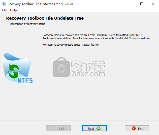 Recovery Toolbox File Undelete Free(删除文件恢复软件)