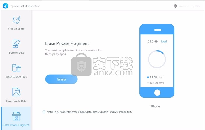 Syncios iOS Eraser Professional(数据彻底清理工具)