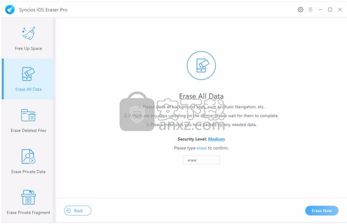 Syncios iOS Eraser Professional(数据彻底清理工具)