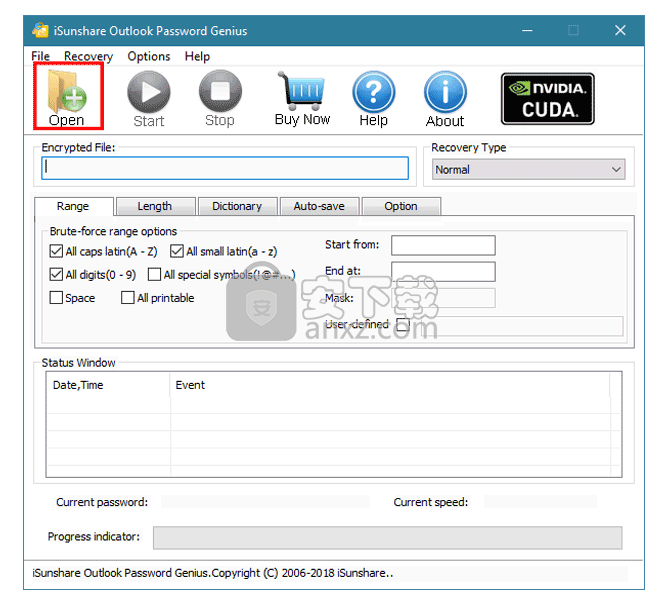 iSunshare Outlook Password Genius(outlook文件密码恢复工具)