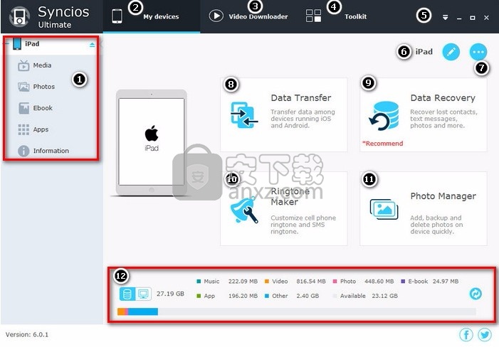 iOS & Android Manager(移动设备数据管理工具)