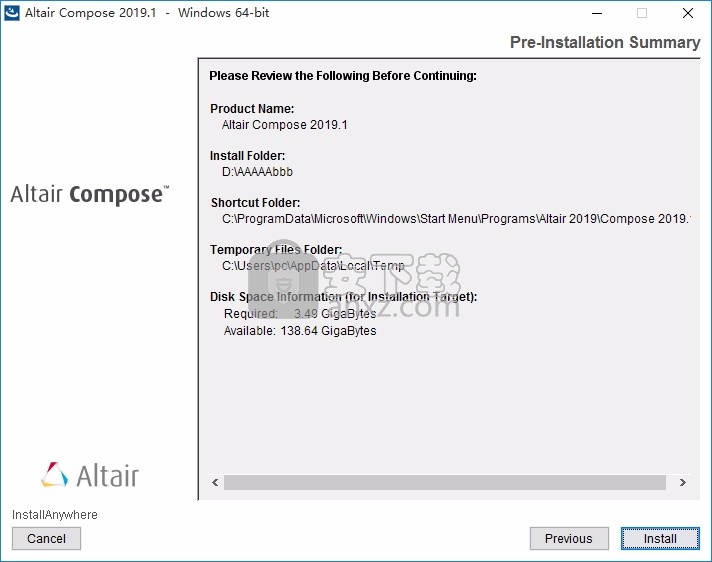 Altair Compose 2019补丁