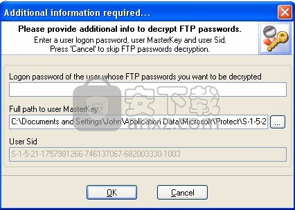 Internet Explorer Password Recovery(密码恢复)
