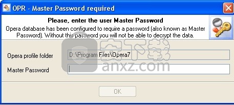Opera Password Recovery(Web浏览器密码恢复工具)
