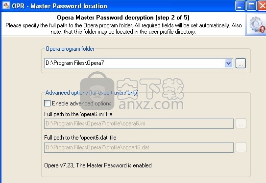 Opera Password Recovery(Web浏览器密码恢复工具)