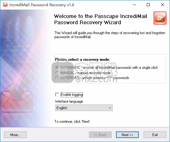 IncrediMail Password Recovery(IncrediMail密码恢复)