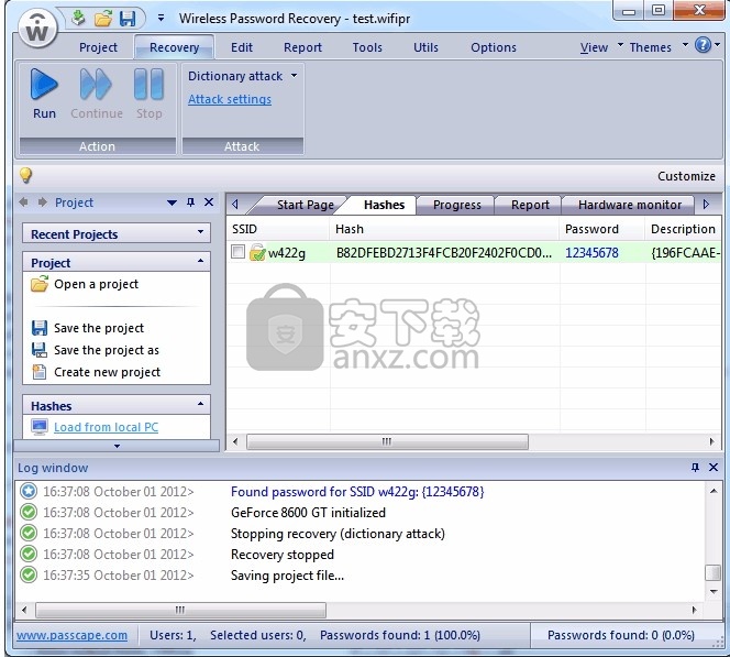 Wireless Password Recovery(WIFI密码恢复工具)