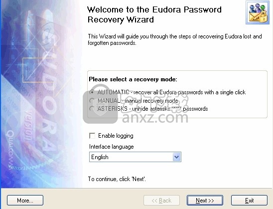 Eudora Password Recovery(Eudora密码恢复)