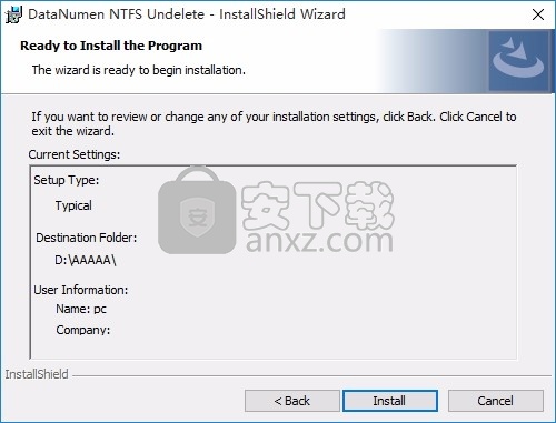 DataNumen NTFS Undelete(文件恢复工具)