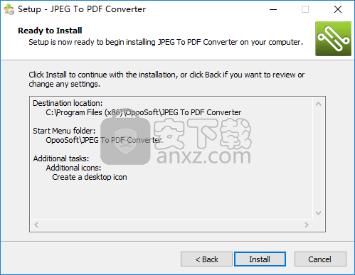 OpooSoft JPEG To PDF Converter(JPEG转PDF转换器)