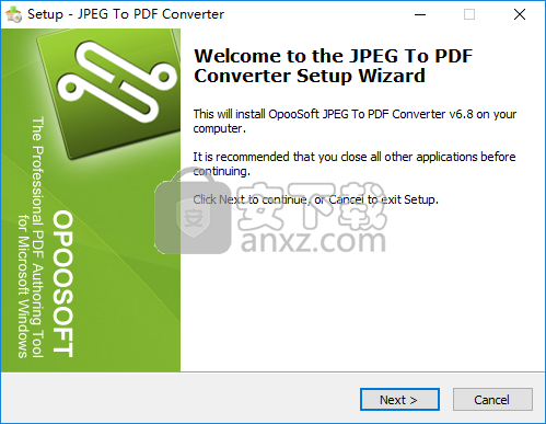 OpooSoft JPEG To PDF Converter(JPEG转PDF转换器)