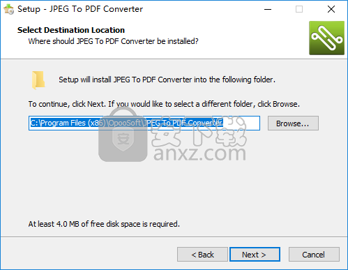 OpooSoft JPEG To PDF Converter(JPEG转PDF转换器)
