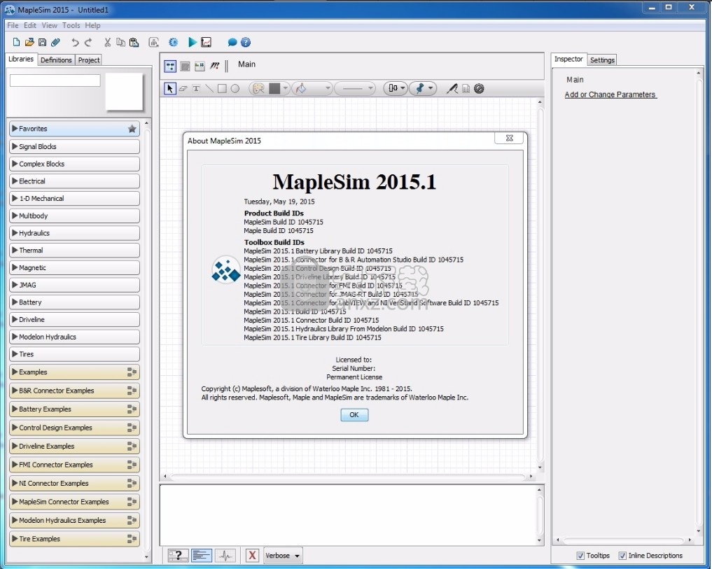 Maplesoft MapleSim 2015.1(建模与仿真工具)