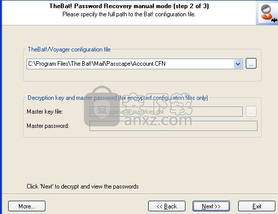 TheBat Password Recovery(丢失密码找回工具)