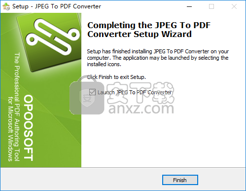 OpooSoft JPEG To PDF Converter(JPEG转PDF转换器)
