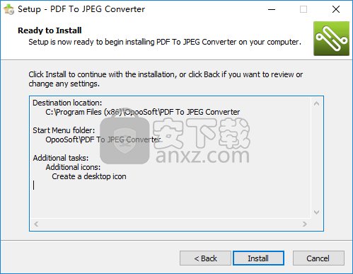 OpooSoft PDF To JPEG Converter(PDF转JPEG转换器)