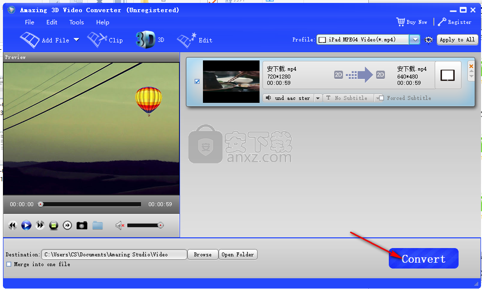 Amazing 3D Video Converter(3D视频转换器)