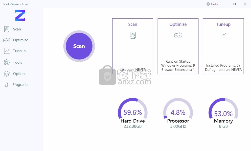 ZookaWare Pro(电脑系统优化与数据清理工具)