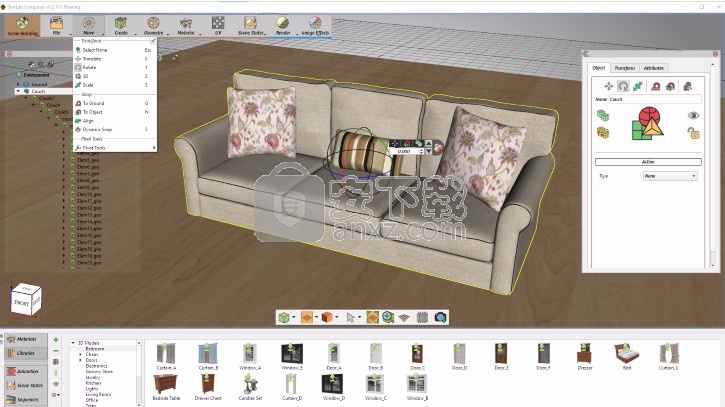 SimLab Composer中文(3D设计与渲染工具)