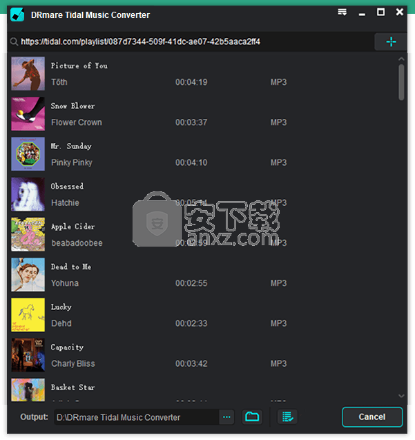 DRmare Tidal Music Converter(Tidal音乐转换器)