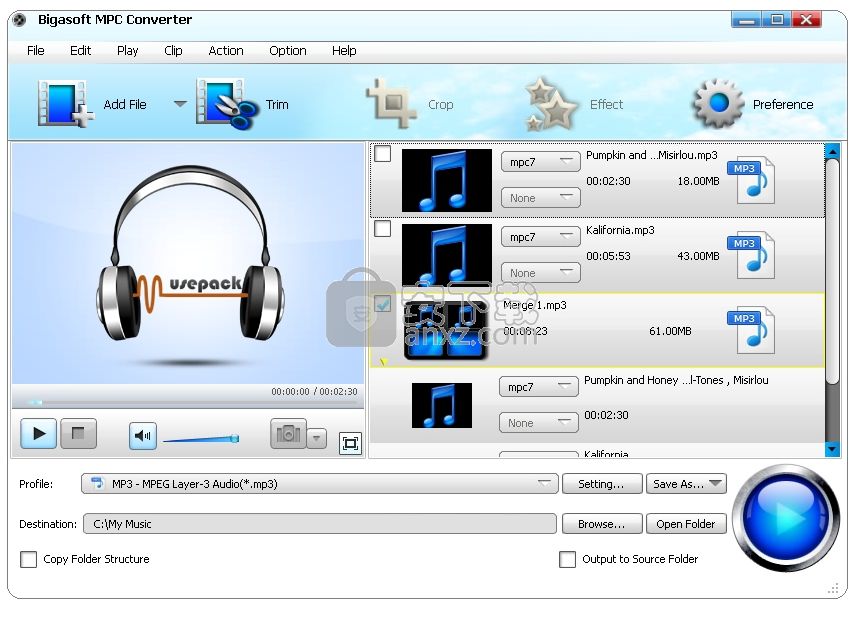 Bigasoft MPC Converter(MPC格式转换器)