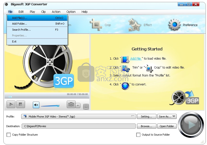 Bigasoft 3GP Converter(3GP视频转换器)