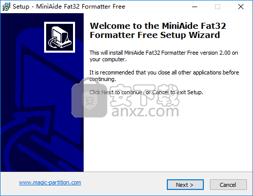 MiniAide Fat32 Formatter Free(FAT32格式化工具)