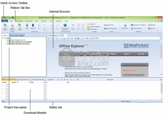 portable offline browser中文(离线浏览器)