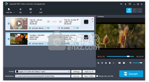 Aiseesoft MP4 Video Converter(mp4视频转换器)