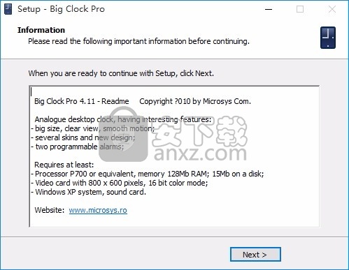 Big Clock Pro(桌面闹钟工具)