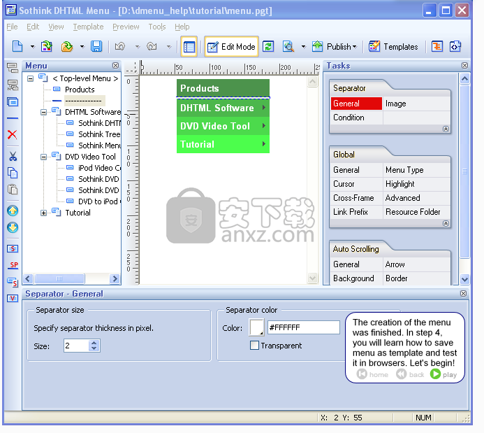 SothiSothink DHTML Menu 9(DHTML菜单制作助手)