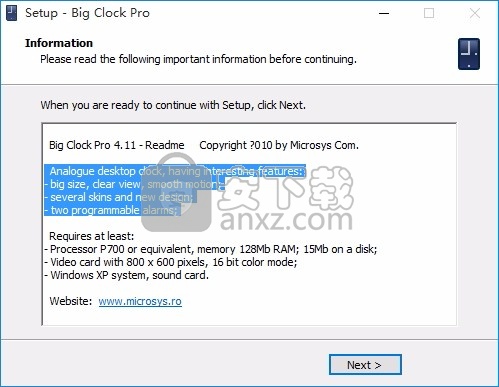 Big Clock Pro(桌面闹钟工具)
