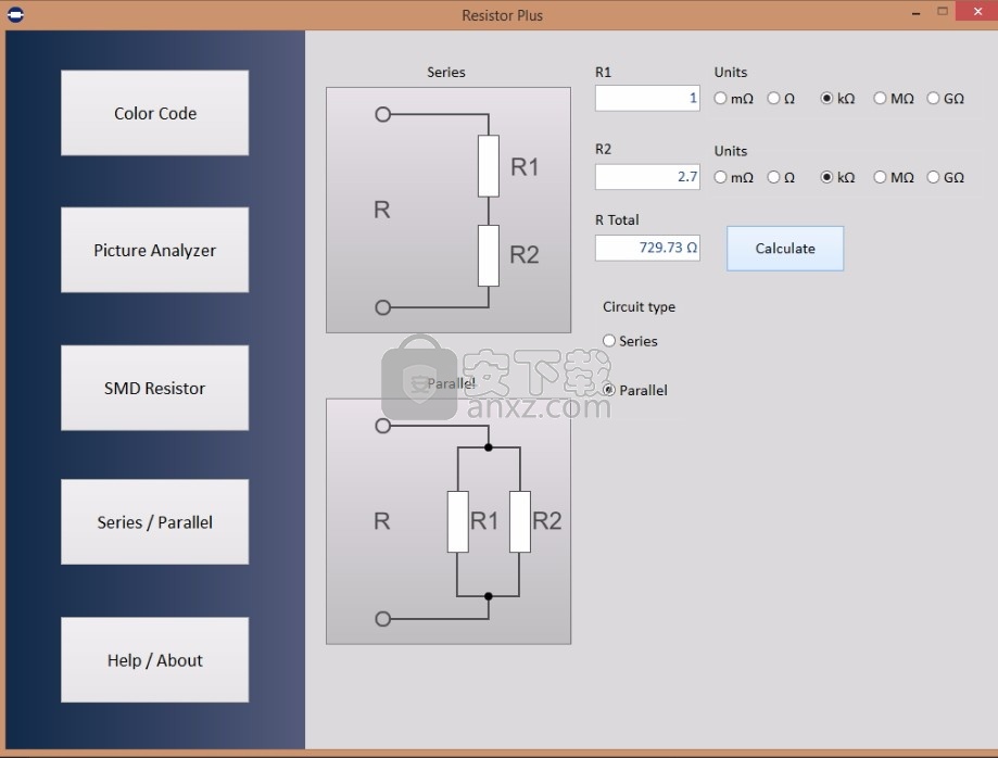 Resistor Plus(电阻值计算工具)