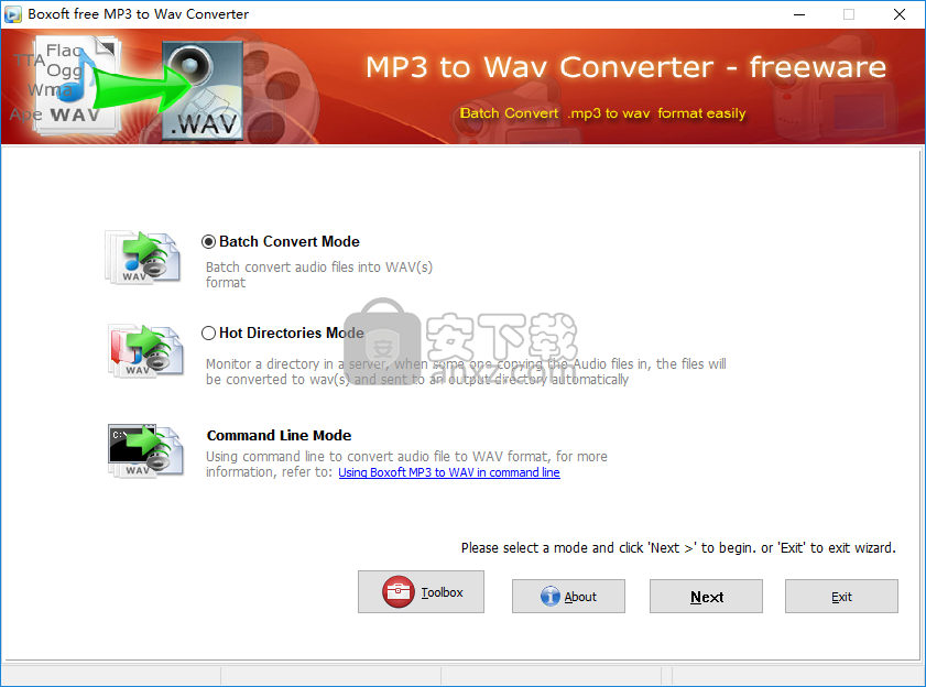 Boxoft MP3 to WAV Converter(mp3转wav转换器)