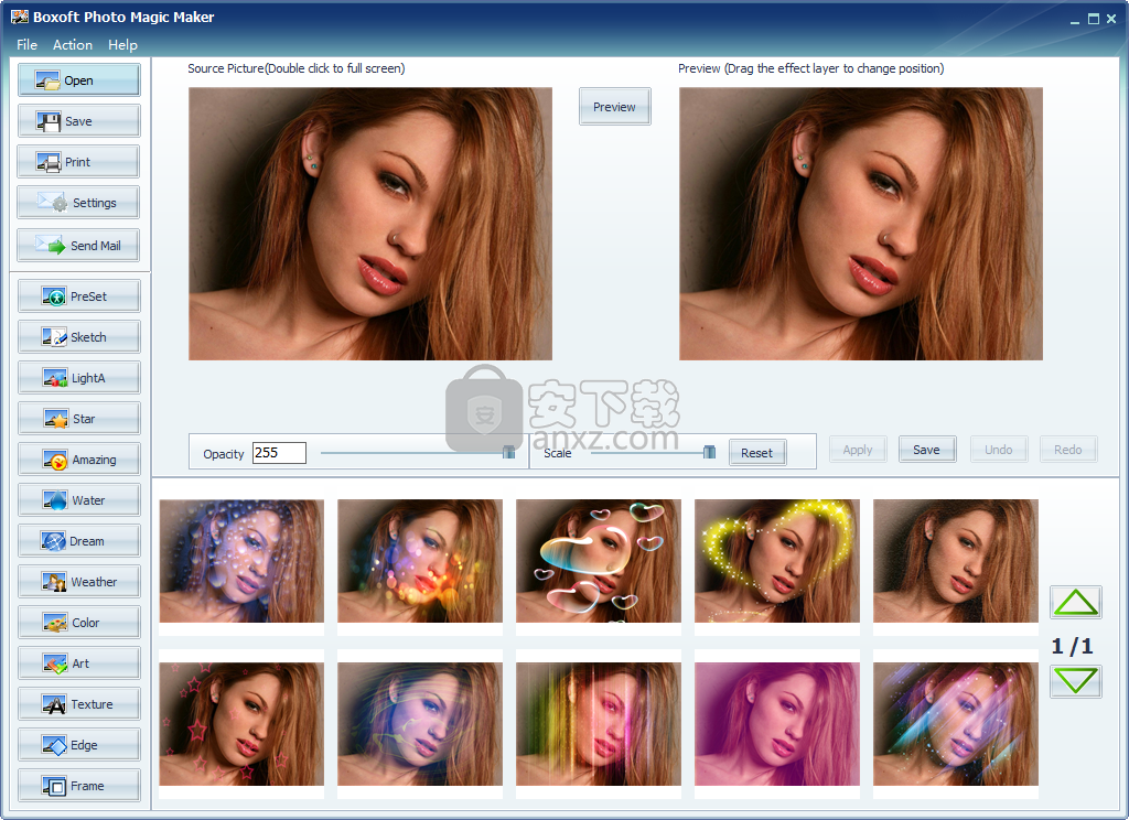 Boxoft Photo Magic Maker(免费照片装饰工具)