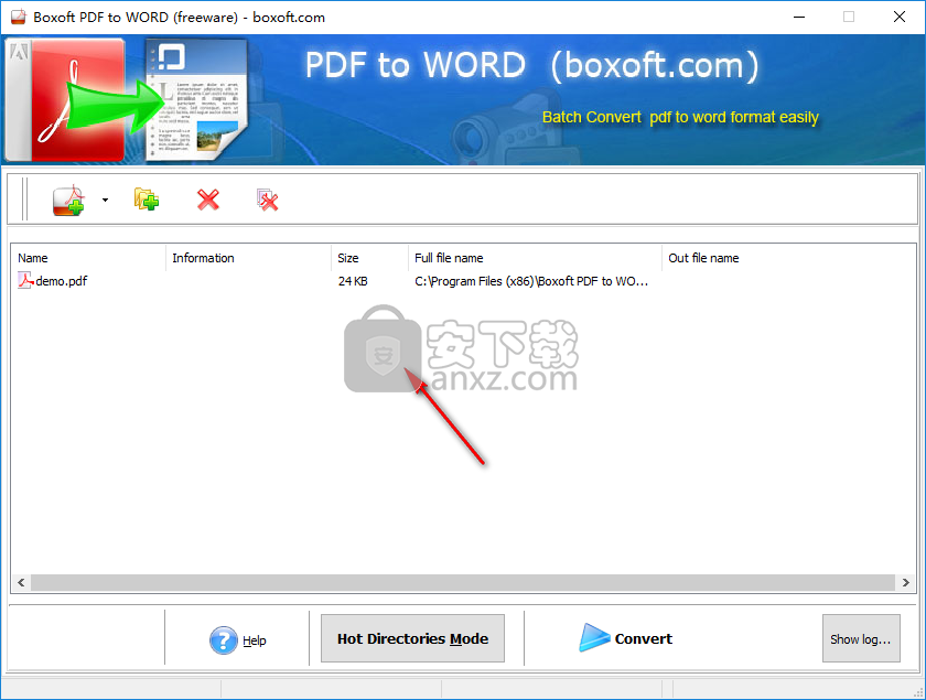 Boxoft PDF to Word(PDF转Word转换器)