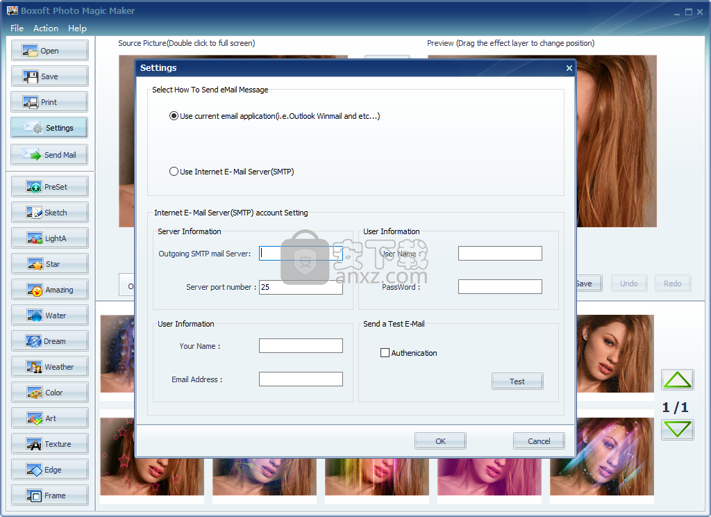 Boxoft Photo Magic Maker(免费照片装饰工具)