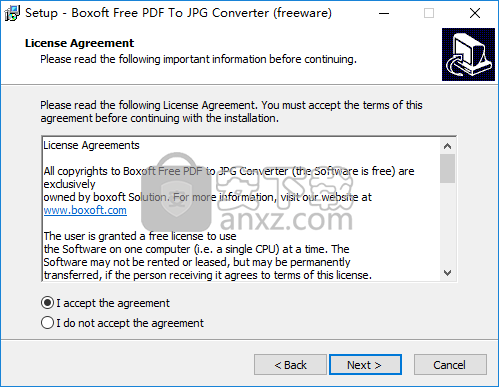 Boxoft PDF To JPG Converter(PDF转JPG转换器)