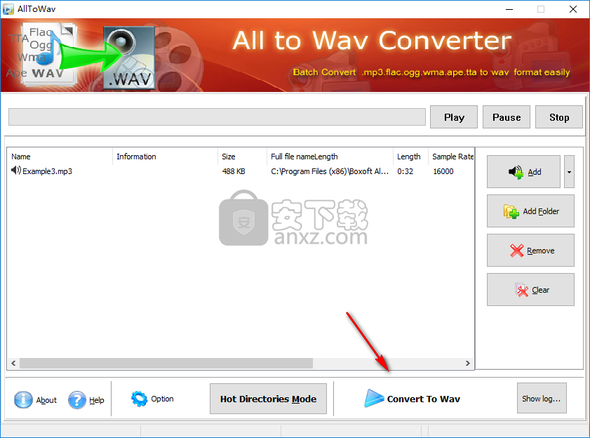 Boxoft All to Wav Converter(WAV音频转换器)